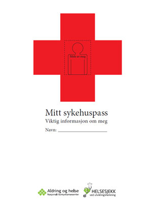 Forsiden av mitt sykehuspass