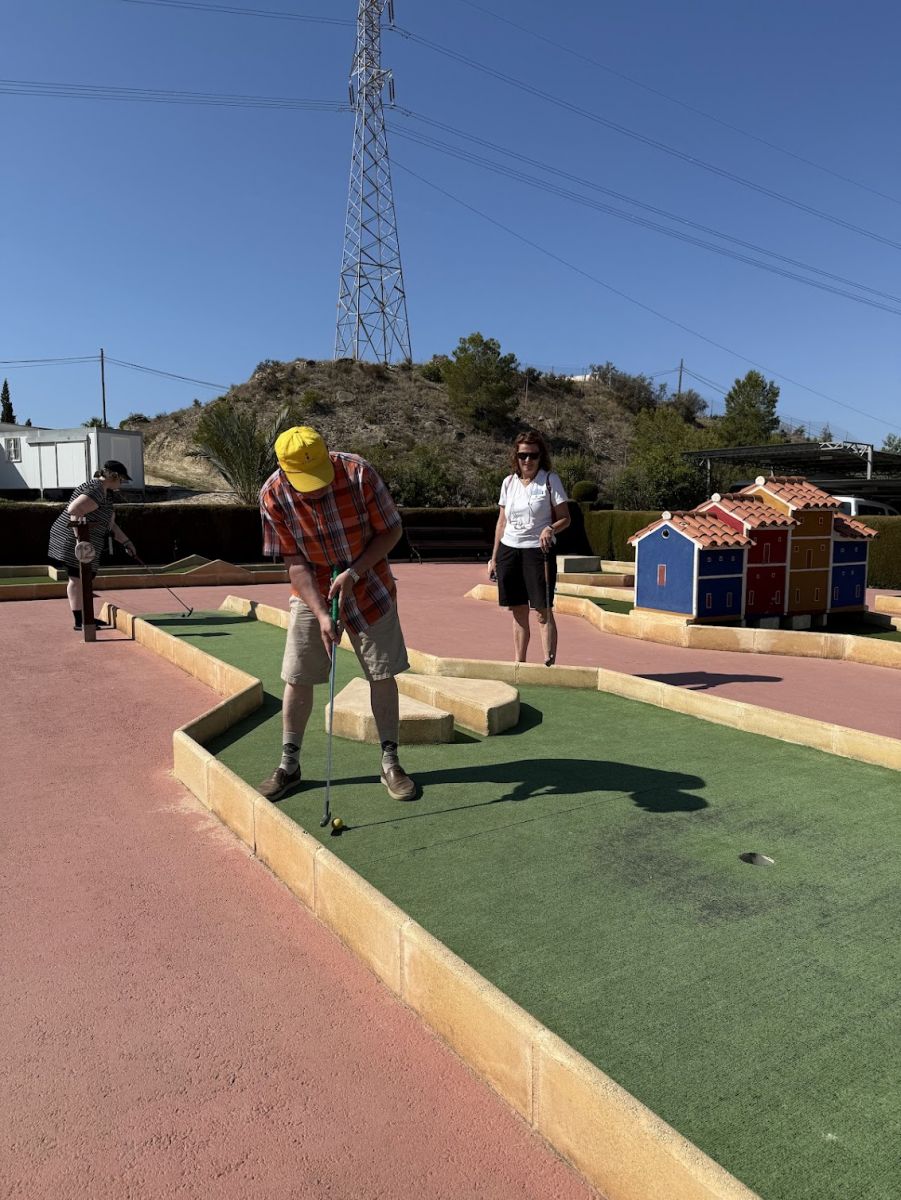 Minigolf på Solgården