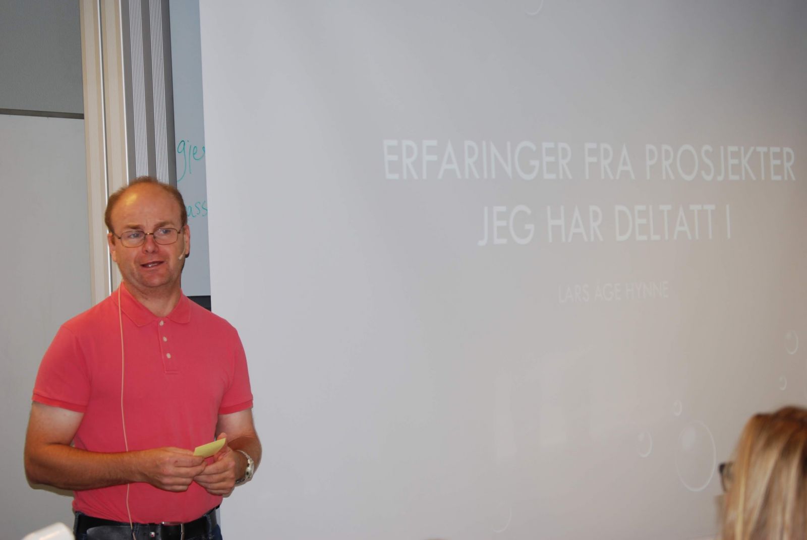 Lars Åge Hynne foreleser