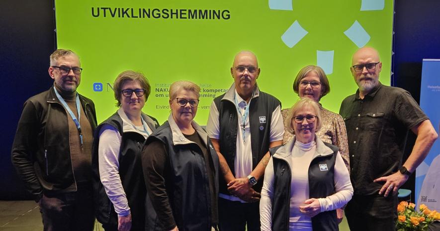 Bildet fra venstre: Bjørn Harald Iversen, Bente Svenum, Christin Solli, Svein Olav Tøndel, Jette Dyrnes, Kari Sofie Iversen og Eivind Bjerksetmyr.