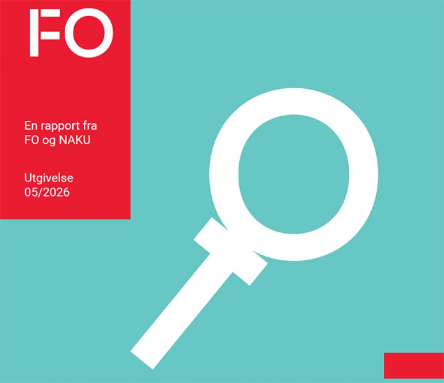 Skjermbilde av forsiden av rapporten Liten tid til fag og folk 