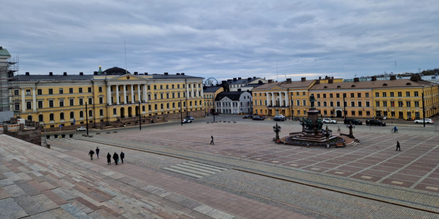 Bilde av universitetsplassen i Helsinki 