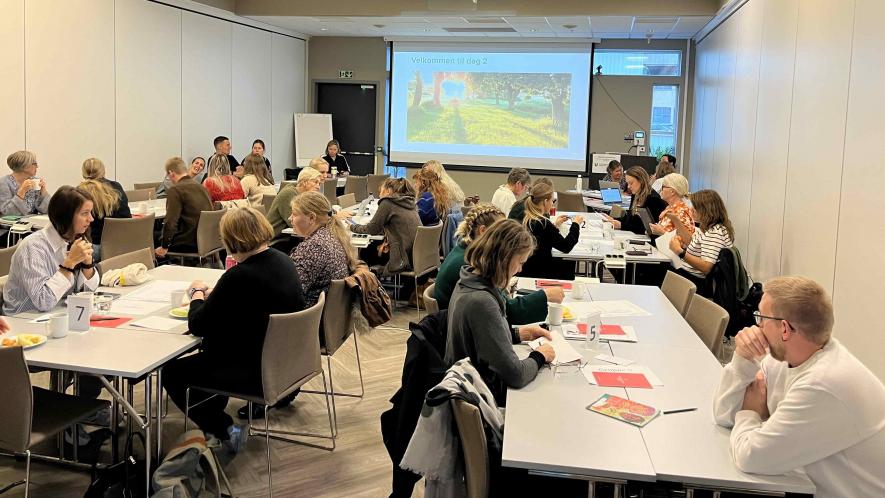 Bilde av deltakerne under nettverssamling i Mosjøen