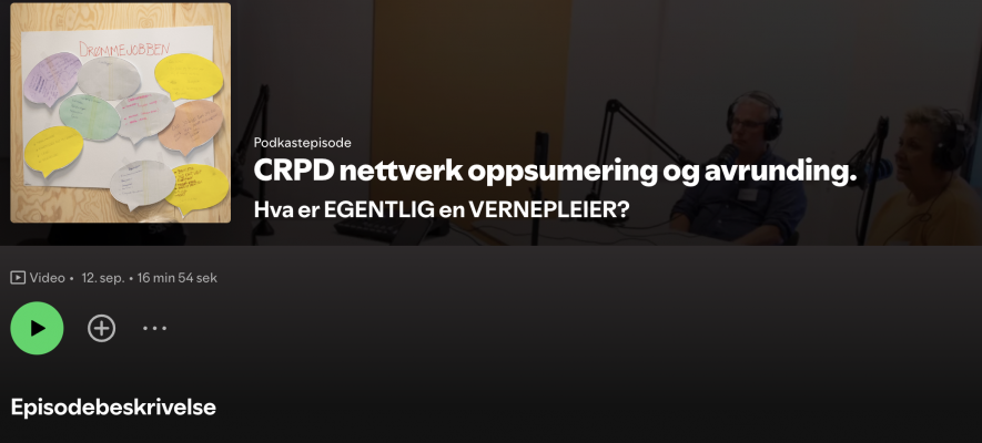 Bilde av Spotify siden til - Hva er egentlig en vernepleier