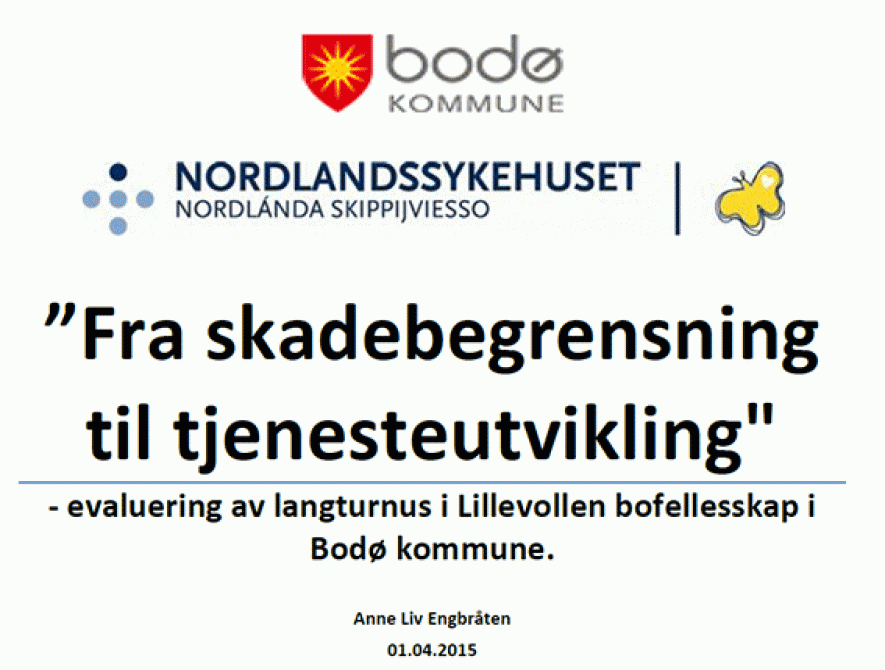 Ny Rapport Evaluering Av Langturnus I Lillevollen Bofellesskap I Bodo Kommune Naku