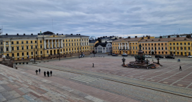Bilde av universitetsplassen i Helsinki 
