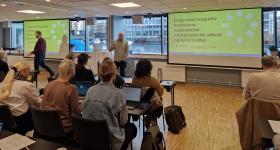 Bilde av forelesning av Stian S. Larsen 